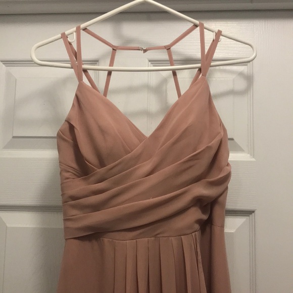 Blush Bridesmaids Dress - Picture 2 of 6